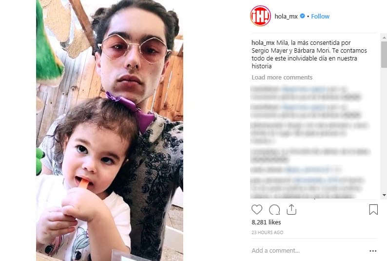 Natália Subtil expresó su molestia, a través de redes sociales, después de que la revista
<a href="https://mx.hola.com/famosos/2018090923871/mila-mayer-barbara-mori-sergio-mayer-mori-abrazo-hija/?utm_campaign=holamx&utm_medium=social_media&utm_source=instagram" target="_blank">¡Hola! México</a> compartió esta publicación en Instagram.