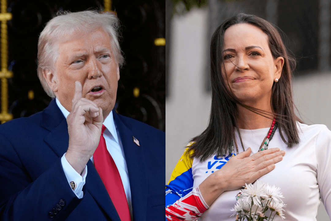 "Contamos con el presidente Trump para la liberación de Venezuela": Machado