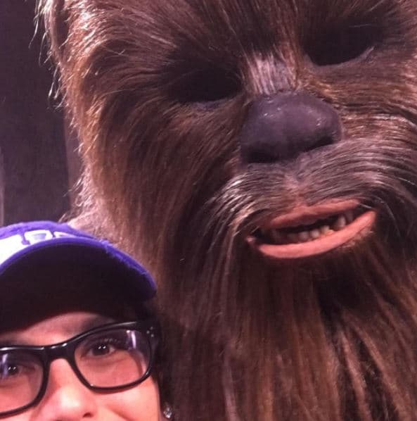 La vale se confesó amante de Chewbacca.