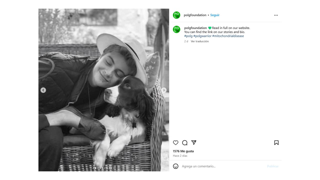 El príncipe Frederik de Nassau padecía la enfermedad mitocondrial PolG.