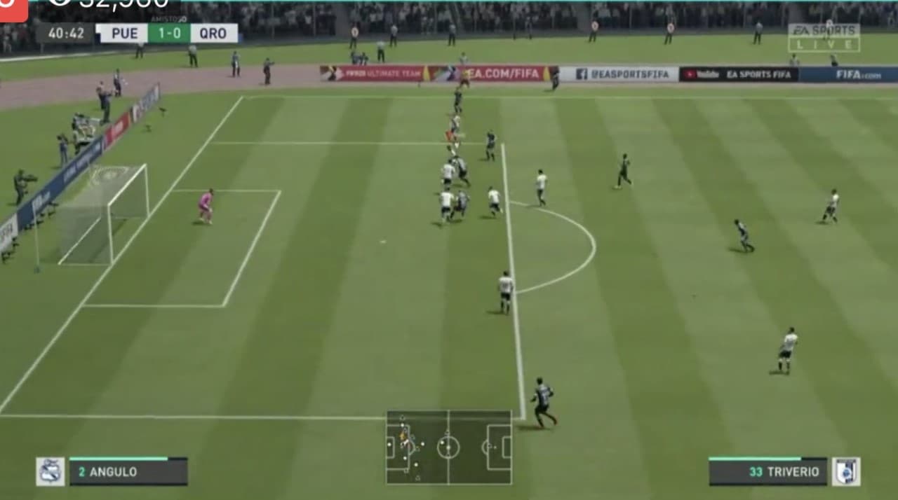 Jimmy Gómez le pone fin a la racha ganadora del Puebla de Santiago Ormeño.