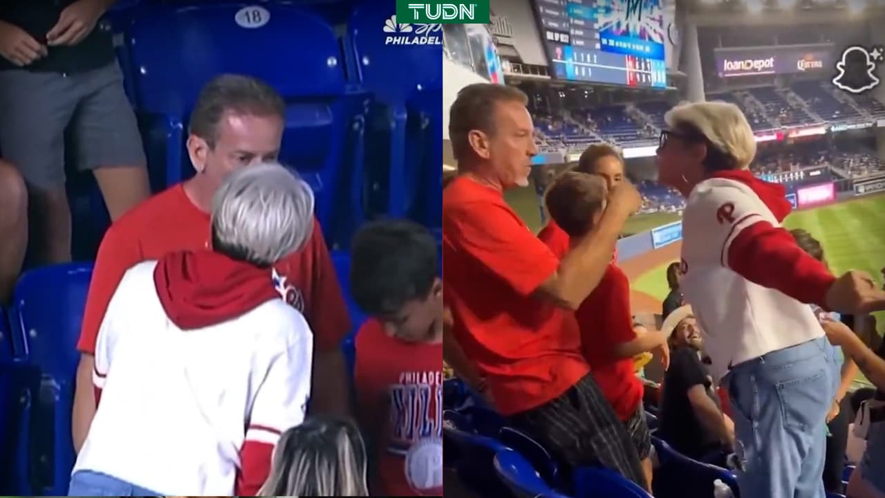 ¡Bochornoso! Aficionada a los Phillies le quita a niño pelota de beisbol 
