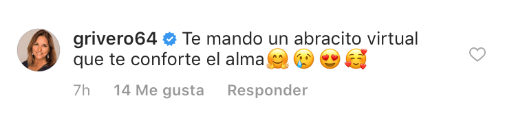 La actriz mexicana 
<b>Gaby Rivero le mandó </b>un abrazo virtual a Sebastián.