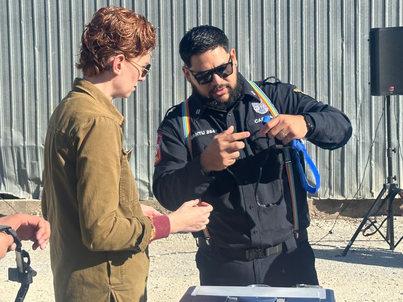 Durante el entrenamiento aprendieron técnicas que pudieran ayudar salvar la vida de una persona.