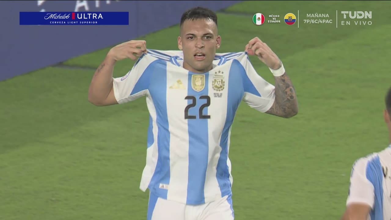 ¡Llegó el segundo de Argentina! Otra cornada del 'Toro' Martínez a Perú