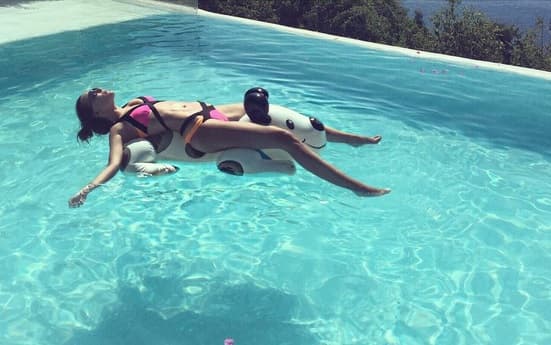 Belinda se asoleó en las playas de las costas mexicanas.