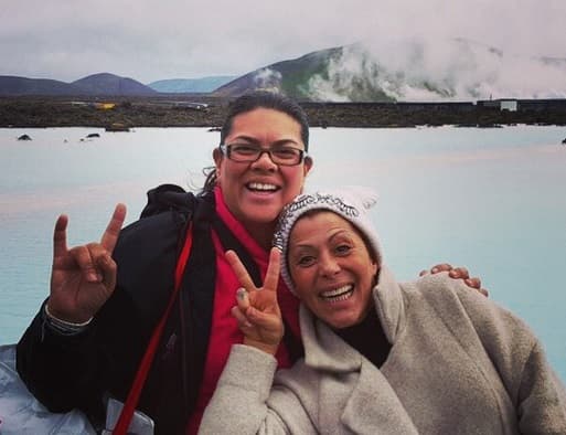 La rockera se la pasó de maravilla.