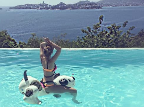 Y presumió un tremendo cuerpazo... ¡Se veía divina!