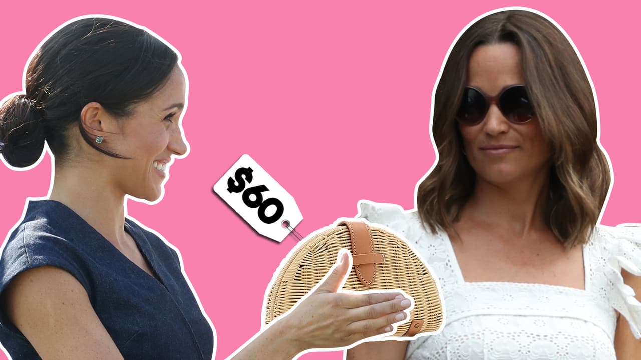 Meghan estrena vestido para el polo pero le copia el bolso de 60 dólares a Pippa Middleton