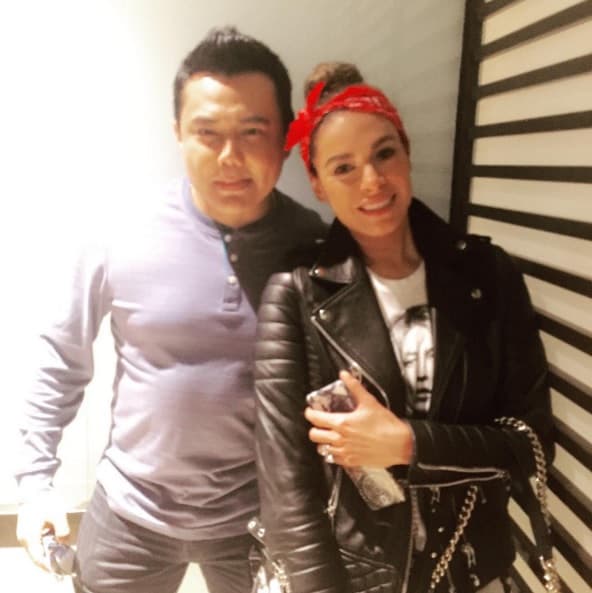 Raul también se encontró con Galilea Montijo, quien fue presentadora de la premiación.