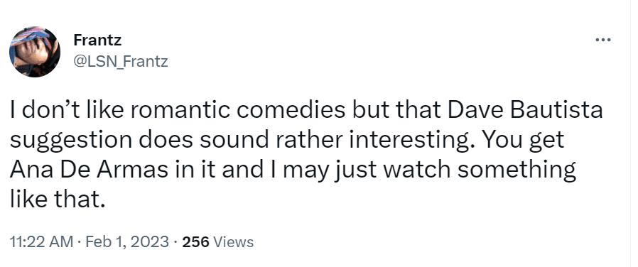 Opinión de fan sobre las declaraciones de Dave Bautista