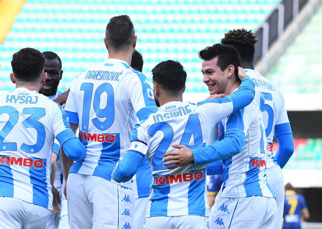 Napoli ve la derrota ante el Hellas Verona 3-1. Hirving Lozano anotó el gol más rápido en la historia del Napoli, pero no fue suficiente, pues los 'Gialloblu' dieron la vuelta con goles de Dimarco, Barak y Zaccagni, durante la J19 en la Serie A.