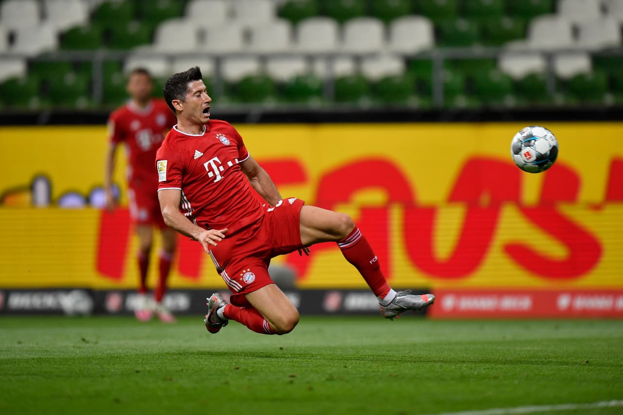 ¡Qué bávaros! El Bayern se vuelve a coronar en la Bundesliga con un gol de Robert Lewandowski y vender al Werder Bremen 0-1, a dos fechas de concluir el campeonato.