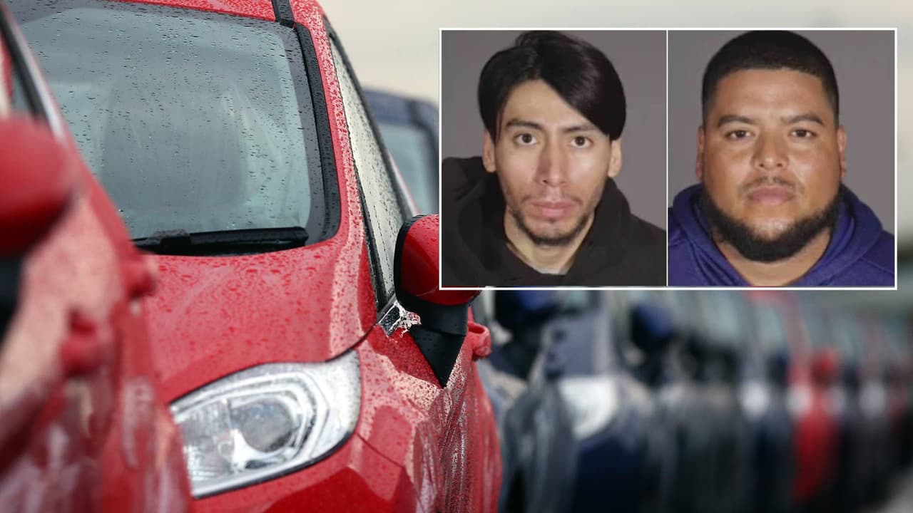 Tras las rejas están dos sujetos que ofrecían empleo y luego se robaban los autos de sus víctimas en South Gate
