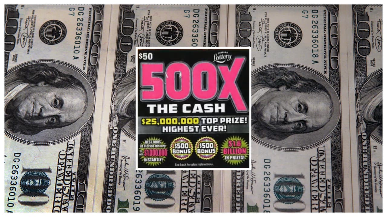 Tras 24 años jugando la lotería de Florida, se convierte en millonario con el raspadito 
