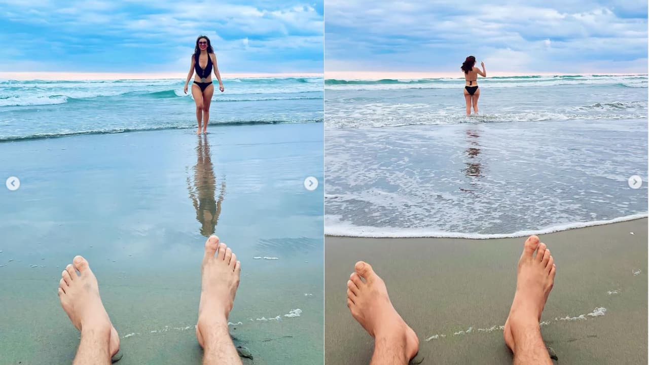 Ingrid Coronado presume foto de su novio.