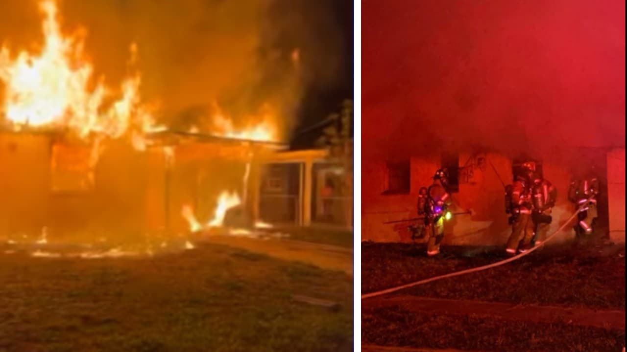 Incendio provocado por calentador ambiental consume casa en Daytona Beach