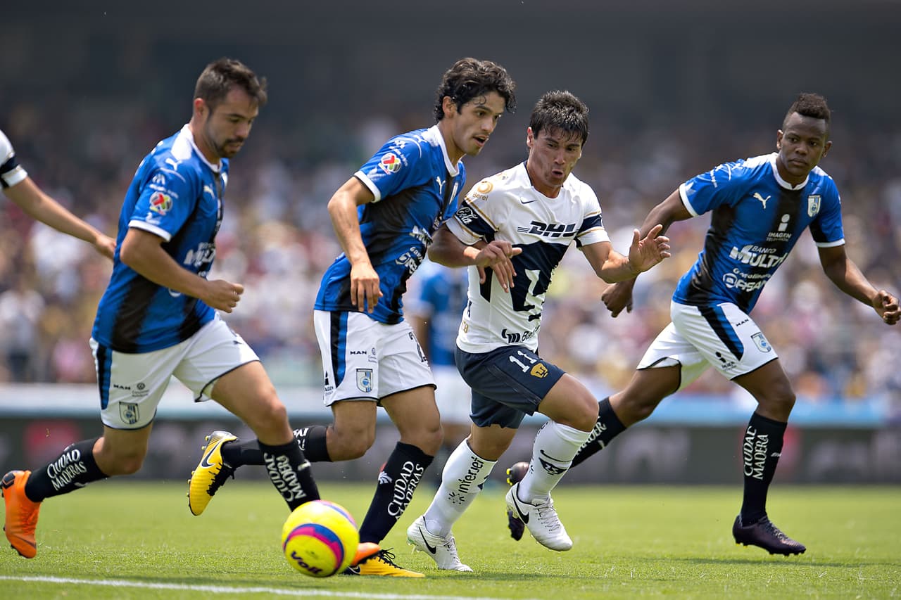 En la segunda mitad el equipo de Querétaro estuvo más cerca del gol.