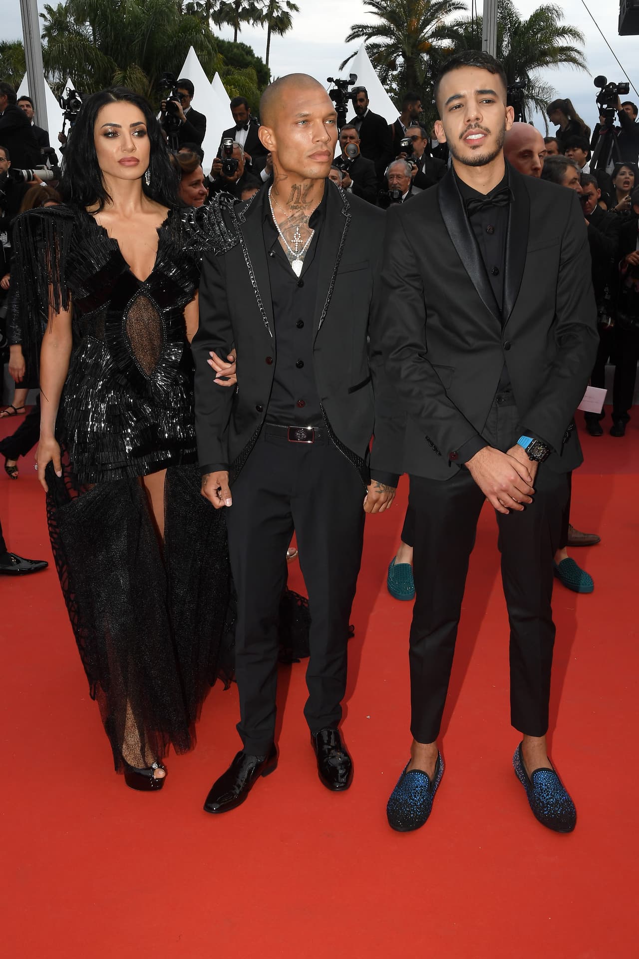Jeremy y Andreea se encuentran en Cannes como invitados del diseñador de modas Philipp Plein.