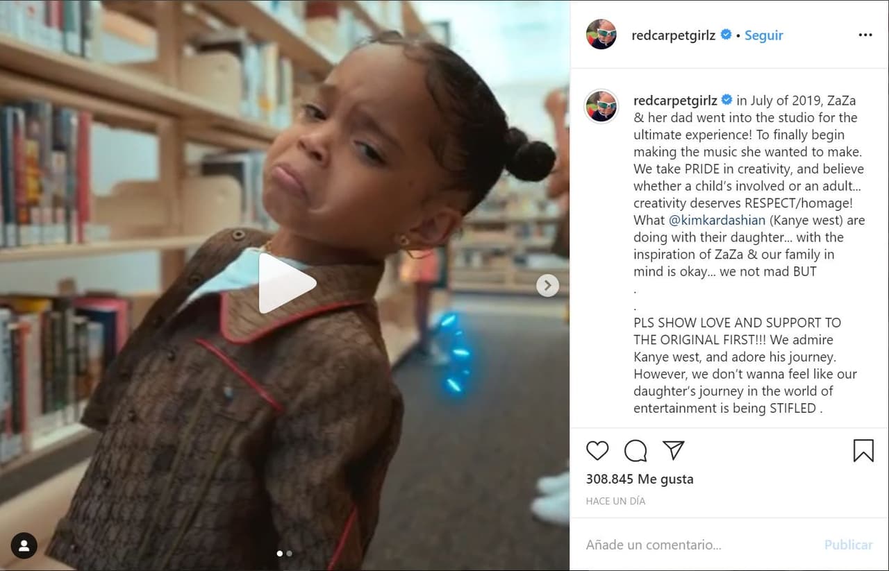 Fueron precisamente los padres de la joven intérprete quienes trajeron el tema a la mesa: "¡En julio de 2019, ZaZa y su padre tuvieron la mejor experiencia en el estudio! Finalmente comenzaron a hacer la música que ella quería hacer", publicaron este martes 3 de marzo en su cuenta de Instagram.