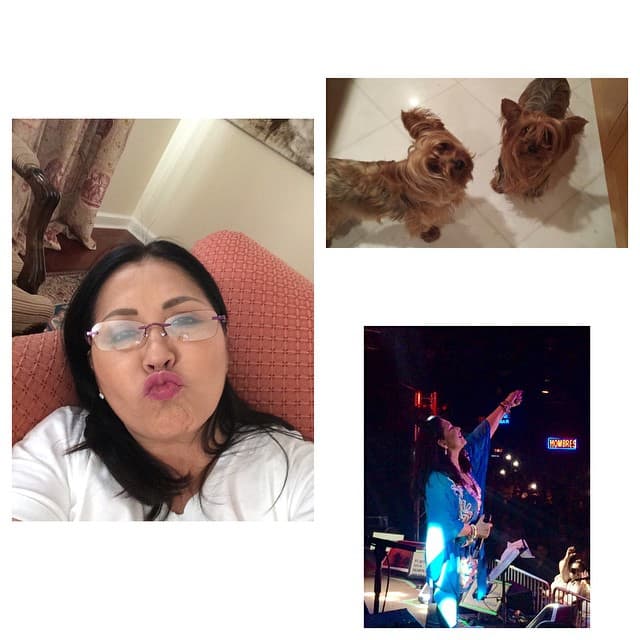 La talentosa mexicana aprovecha cualquier ocasión para compartir con sus seguidores imágenes de sus adorables compañeras.