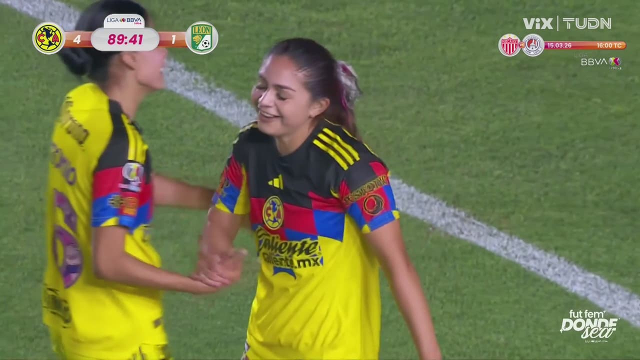 ¡Jana Gutiérrez sorprende a la arquera de Léon! 4-1 en el marcador