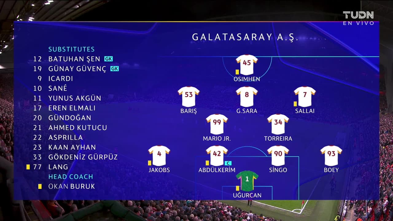 Liverpool vs. Galatasaray - Game Highlights