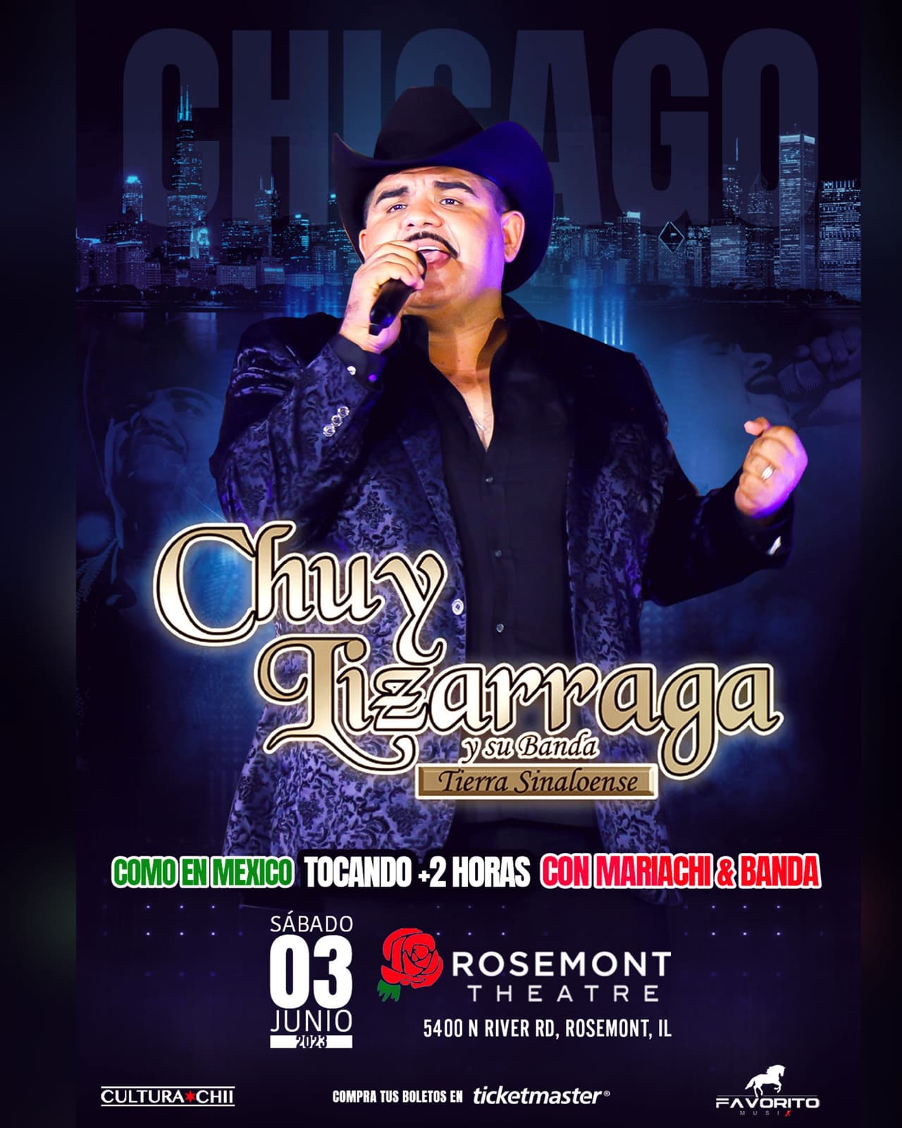 Desde Sinaloa, llega Chuy Lizárraga a Chicago 