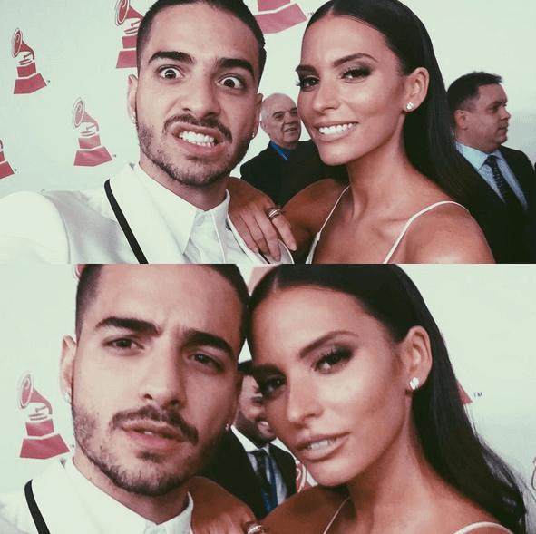 ¡Muy juntitos! ... Este fue el selfie que compartió la actriz en sus redes sociales.