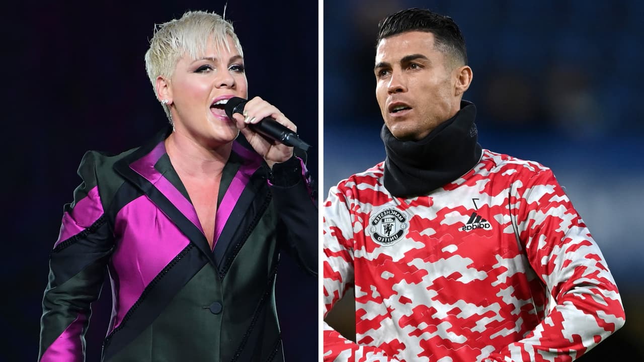 Pink le hace conmovedora petición a Cristiano Ronaldo a la que no pudo negarse