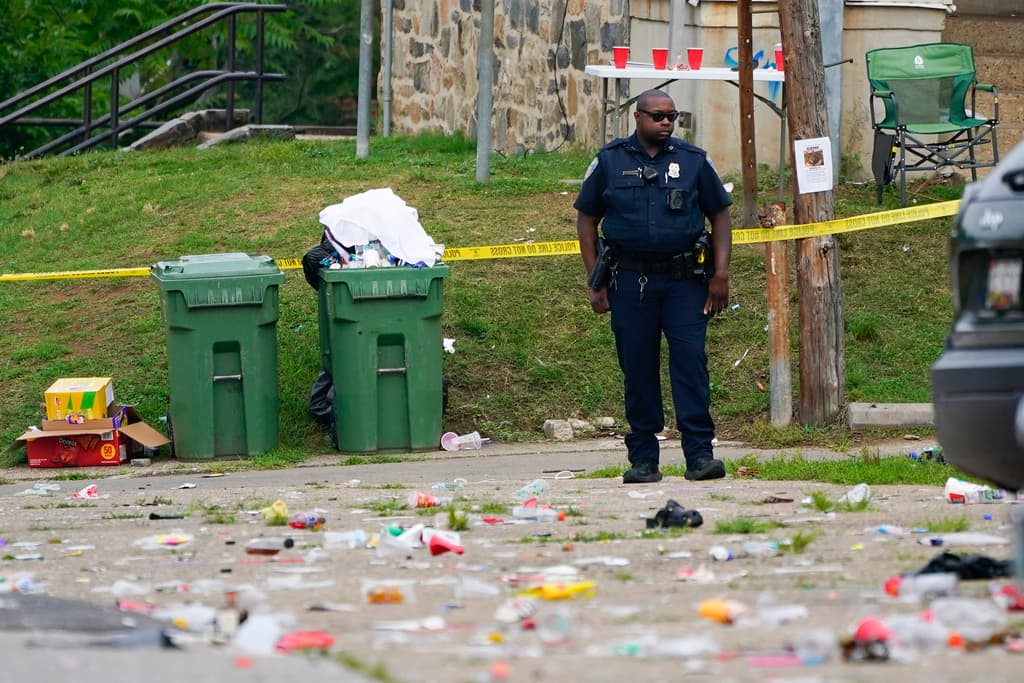 Al menos 2 muertos y 28 heridos deja un tiroteo en una fiesta colectiva en Baltimore