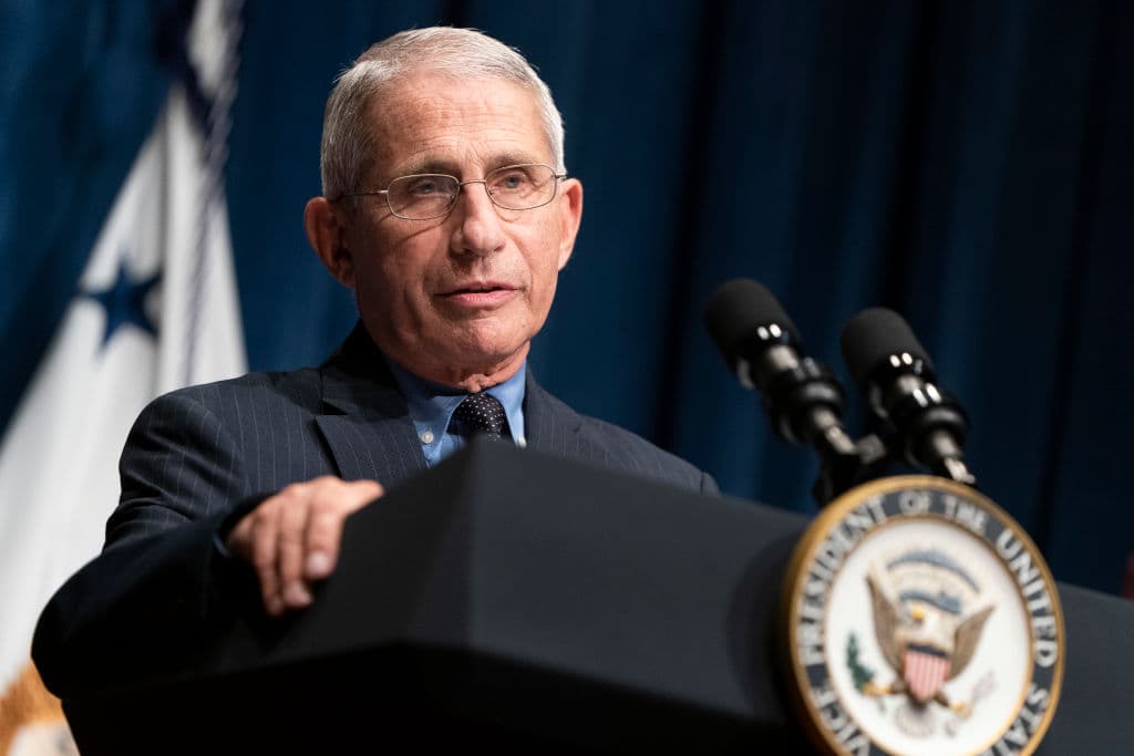 El doctor Anthony Fauci durante la rueda de prensa del equipo especial de la Casa Blanca, el 26 de junio del 2020.