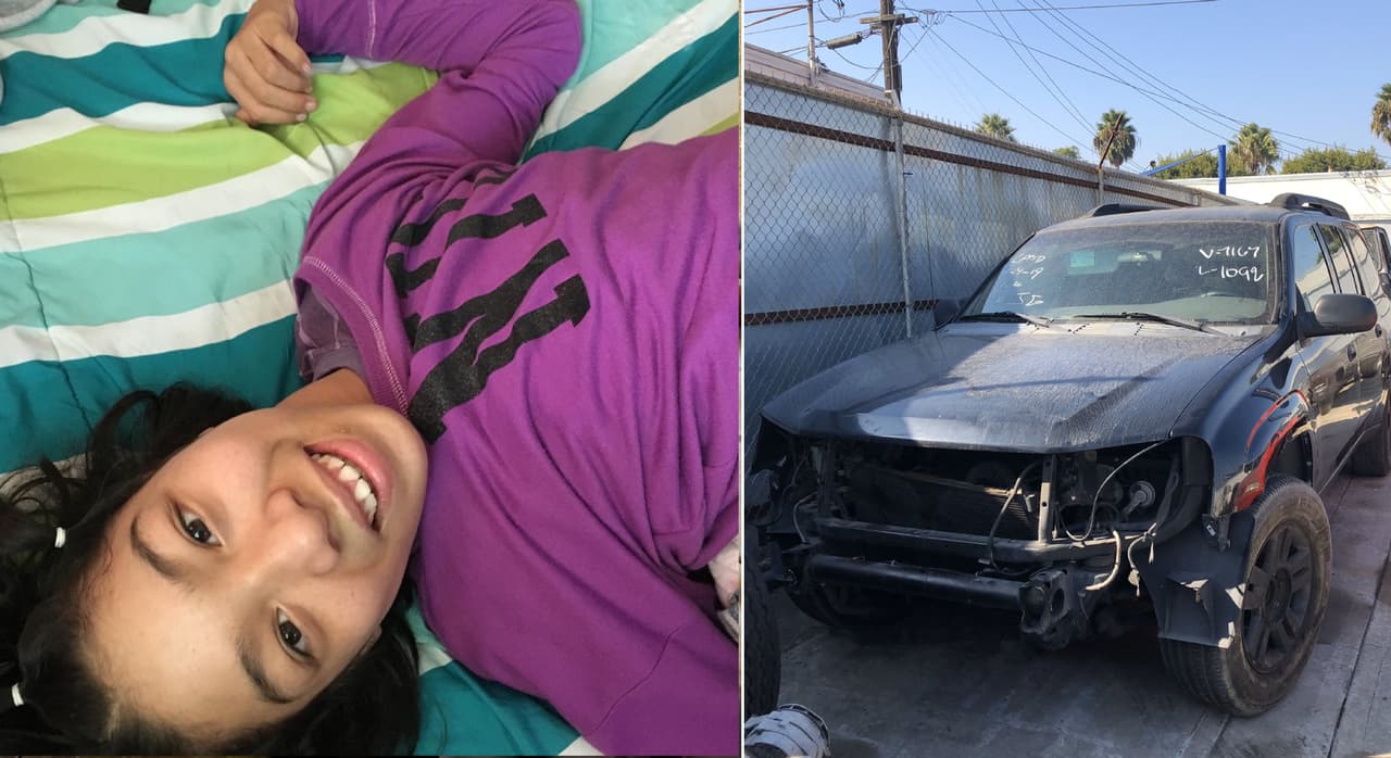 Hallan carro robado a familia de niña con discapacidad severa pero sin lo más importante