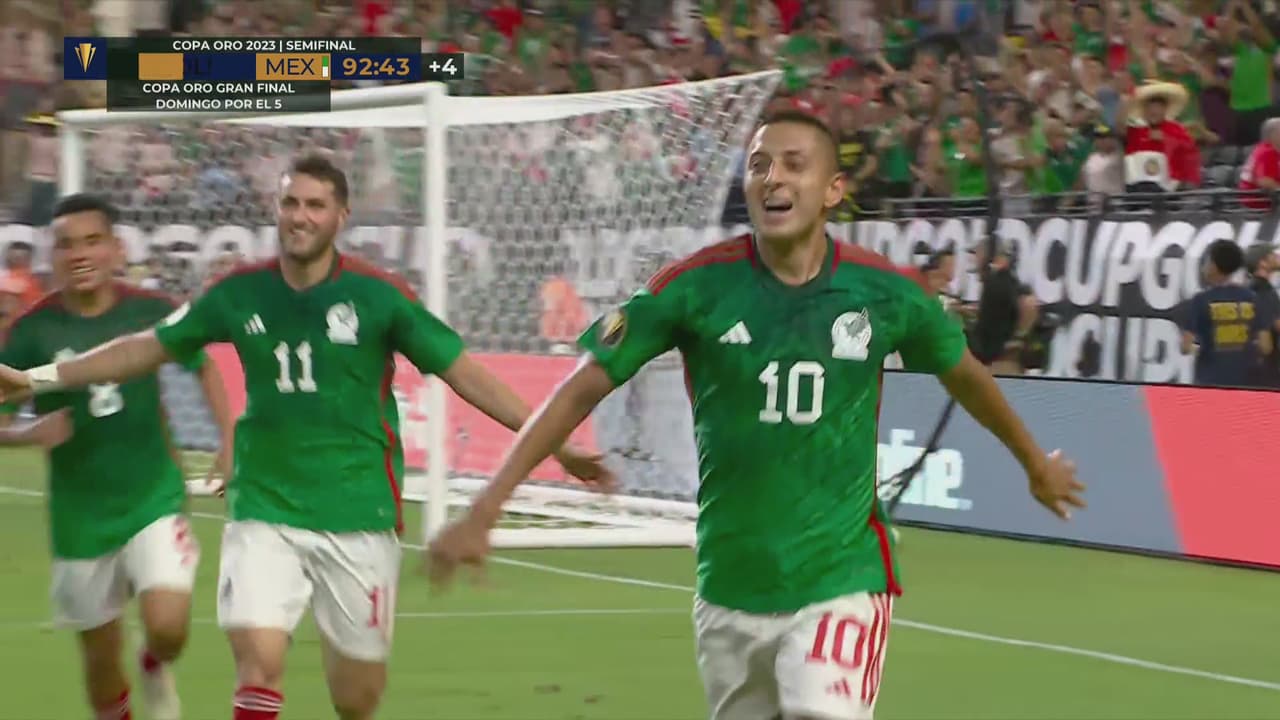 ¡Finiquita! Alvarado empuja el 0-3 para México sobre Jamaica