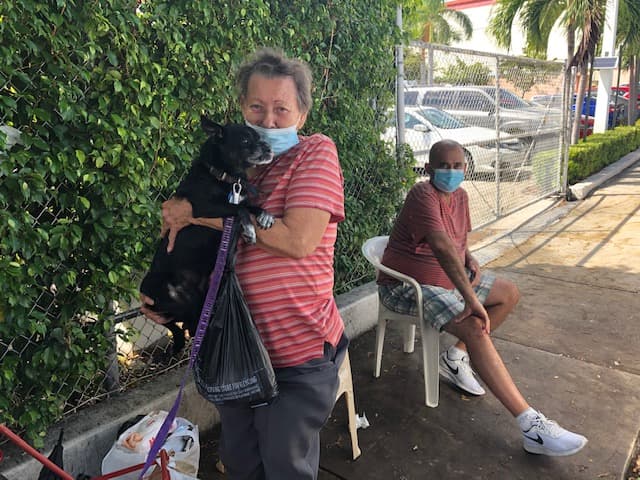 Sara tiene una perrita llamada Wanda, que rescató de las calles hace once años. La familia Pérez duerme en las calles de Miami y buscan ayuda para nuevamente tener un lugar en donde vivir.