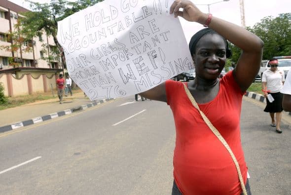 El secuestro se produjo el 14 de abril pasado y las niñas han sido sometidas a toda clase de abusos desde ese entonces.
