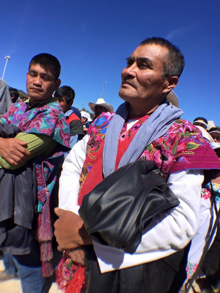 Miles de fieles se dieron cita en San Cristóbal de las Casas, Chiapas para escuchar la misa del papa Francisco.