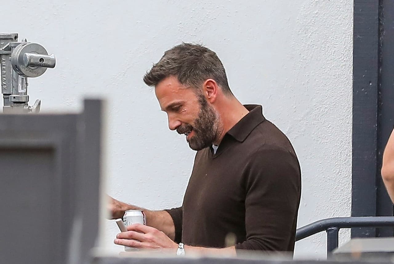 Se dejó ver tranquilo y hasta sonriente.