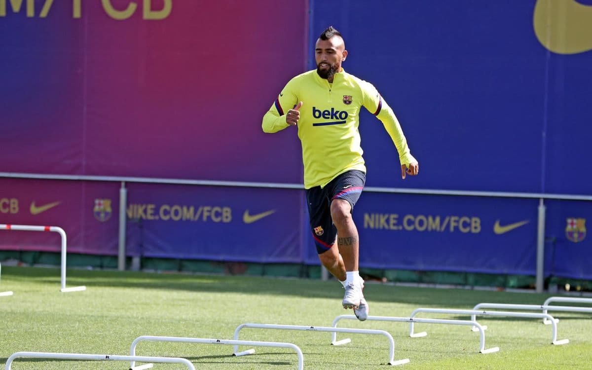 La siguiente sesión de entrenamiento será en el Camp Nou para continuar la preparación para la vuelta de la competición.
