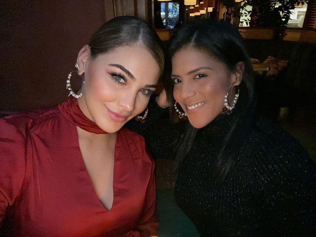 Francisca y Migbelis son exreinas de Nuestra Belleza Latina. Desde su participación en el certamen mantienen una linda amistad y esta velada la compartieron también con el futuro esposo de la conductora de Despierta América.