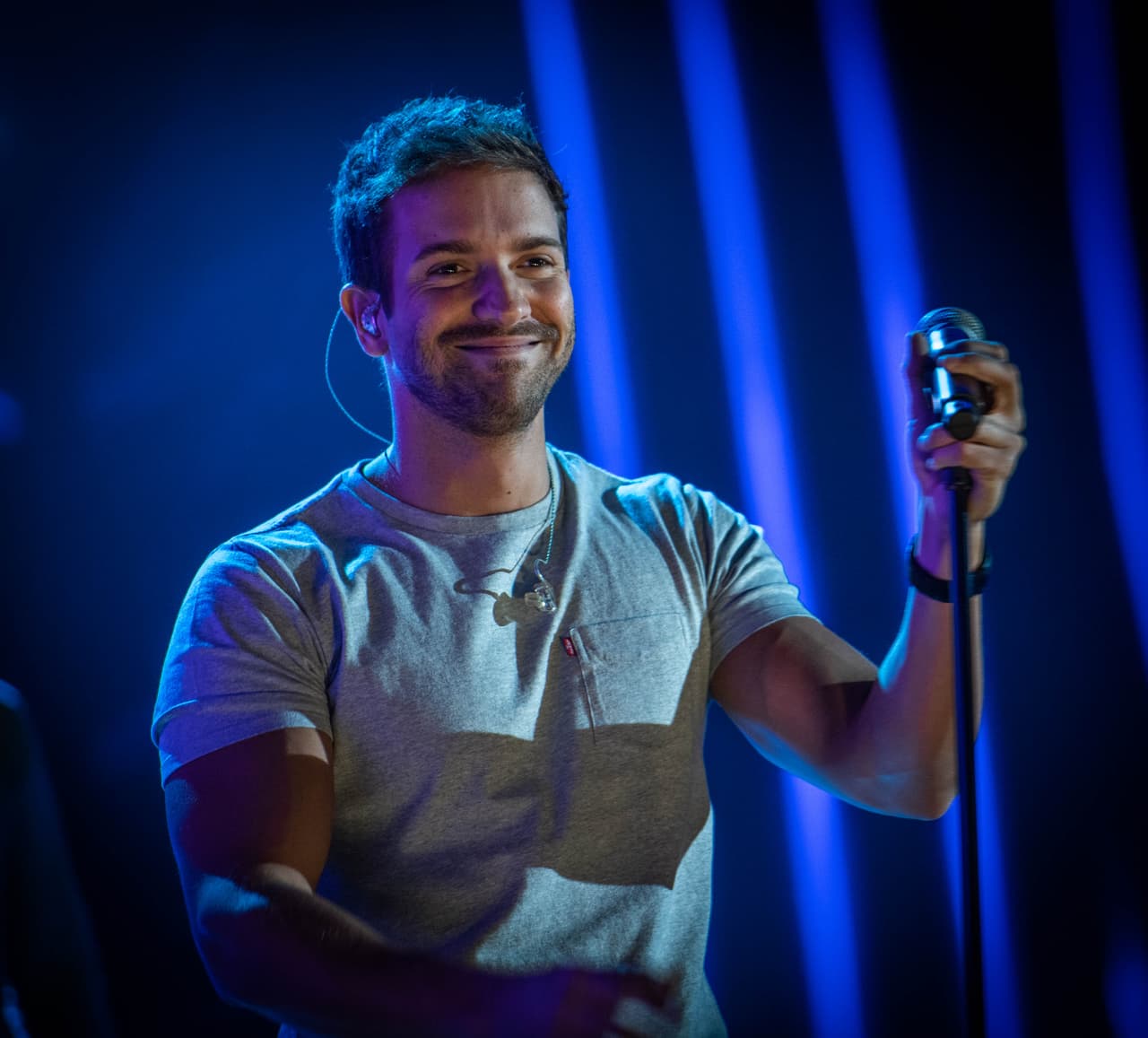 Pablo Alborán satisfecho con su entrega del éxito 'No vaya a ser'.