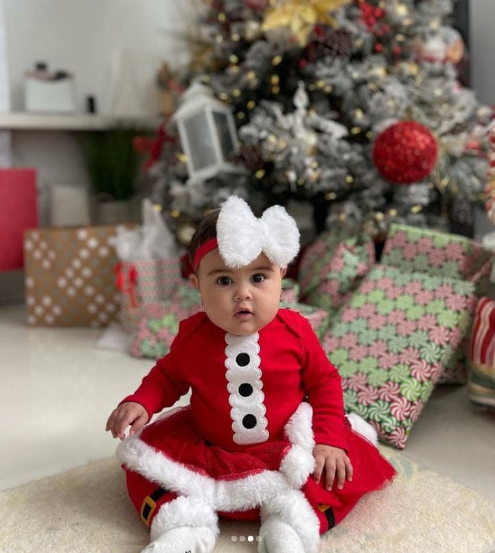 Al parecer Vida heredó el gusto por las cámaras de su mamá, pues posó como 'modelo' para las fotos.