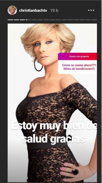 Sus seguidores continuamente le preguntan cómo se encuentra de salud y así respondieron en la cuenta: "Estoy muy bien de salud, ¡gracias!"