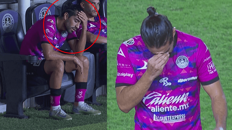 Rodolfo Pizarro hace tremendo berrinche tras ser sustituido ante Pumas