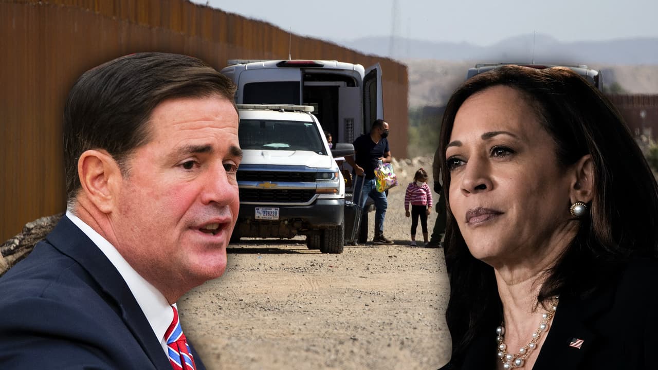 "El presidente Biden debería reemplazarla de inmediato": lo que opina el gobernador de Arizona de Kamala Harris