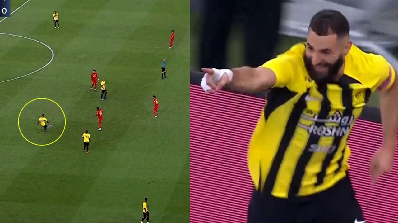 Julián Quiñones da genial asistencia pero su equipo cae con gol de Benzema