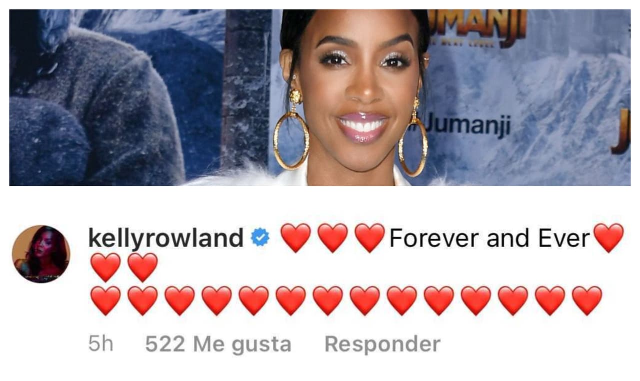 La cantante
<b>Kelly Rowland</b> le dedicó este amoroso mensaje.