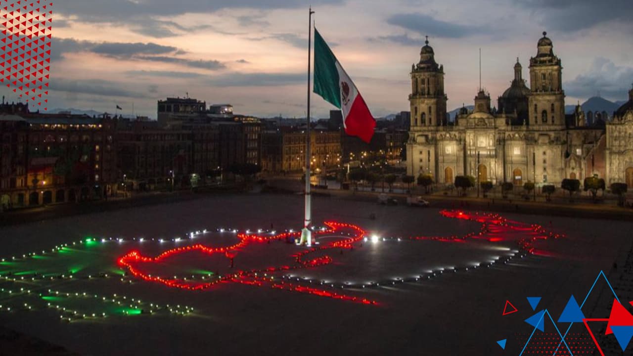 "Un Zócalo sin mexicanos": Así se vivió el Grito de Independencia en medio de la pandemia en homenaje a las víctimas de covid-19