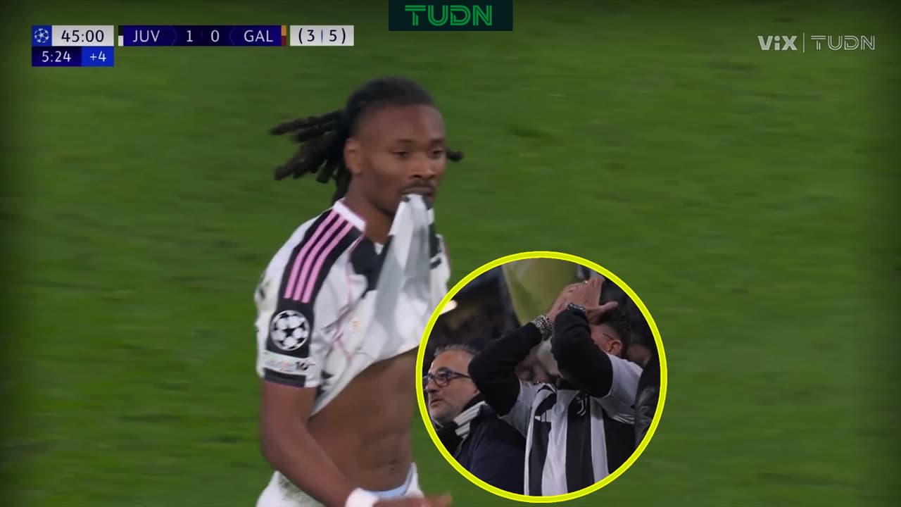 ¡Cerca la bala! Thuram casi anota el segundo de la Juventus