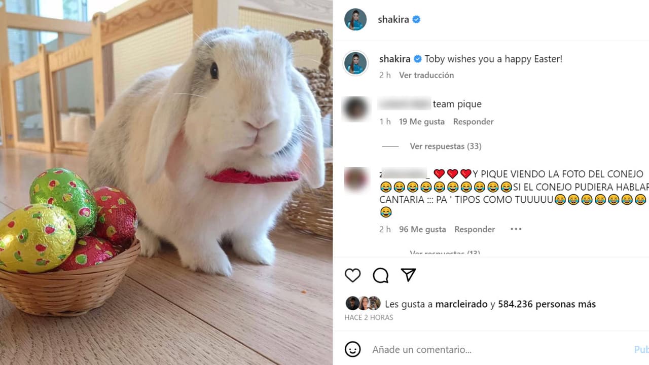 Este fue el mensaje de Pascua que compartió Shakira.